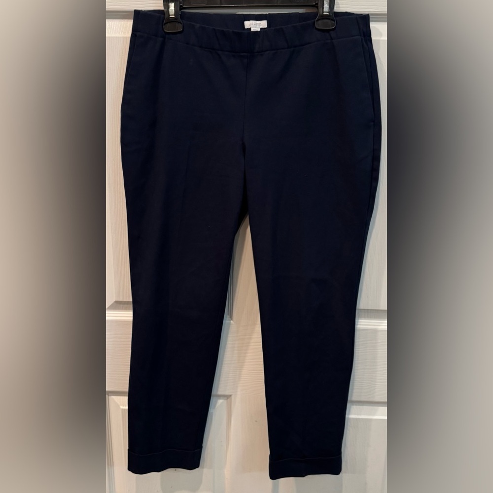 J. Jill Straight Leg Pants in Navy Blue